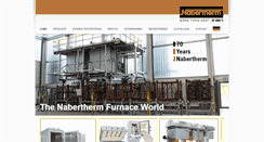 Desktop Screenshot of nabertherm.de