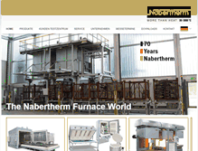 Tablet Screenshot of nabertherm.de