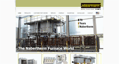 Desktop Screenshot of nabertherm.com