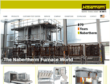 Tablet Screenshot of nabertherm.com