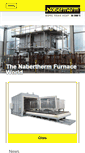 Mobile Screenshot of nabertherm.dk