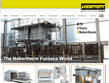 Tablet Screenshot of nabertherm.dk