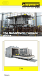 Mobile Screenshot of nabertherm.se