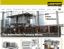 Tablet Screenshot of nabertherm.se